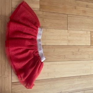 Infant Red sparkly tutu